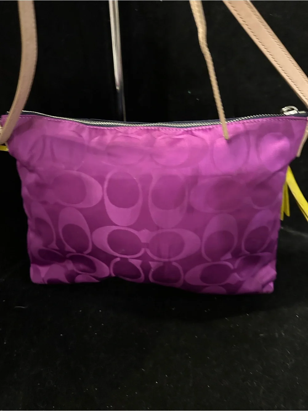 Coach #178 Legacy Weekend Colorblock Signature Nylon Hippie Crossbody